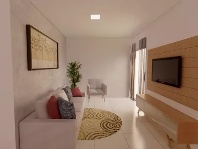 Casa nova pode ser financiada à venda de 3 quartos sendo 1 suíte garagem para 2 carros, quintal, C - Foto 8