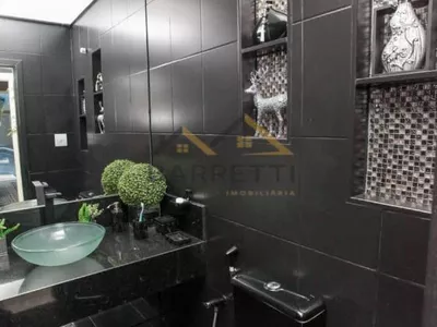 Casa de alto padrão com 6 quartos, sendo todos suítes, 10 banheiros e piscina, no Condomínio Colinas do Piracicaba - Foto 37