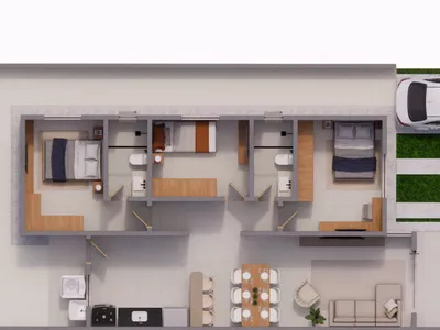 Casa em condomínio de 3 quartos sendo 1 suíte, no Boa Vista a apenas 5 minutos do Shopping Conquis - Foto 27