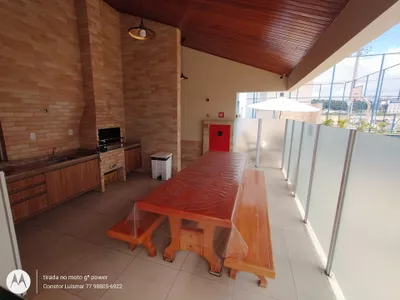 Apartamento completo, porteira fechada com móveis e Eletros andar alto de 2/4 em condomínio fechad - Foto 40