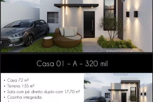 Casa nova de 3 quartos sendo 1 suíte no Terras Remanso perto do Economart Vitória da Conquista - - Foto 1