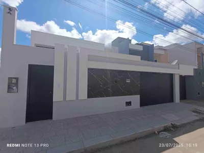 Casa solta de 3 suítes, 1 suíte com closet + dependência completa + área gourmet com churrasque - Foto 2