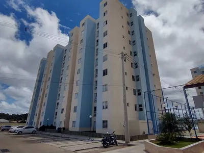 Apartamento completo, porteira fechada com móveis e Eletros andar alto de 2/4 em condomínio fechad - Foto 47