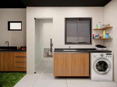 Casa nova, moderna no Bairro Boa Vista, com 3 quartos 1 suite, sala com pé direito duplo, banheira - Foto 15
