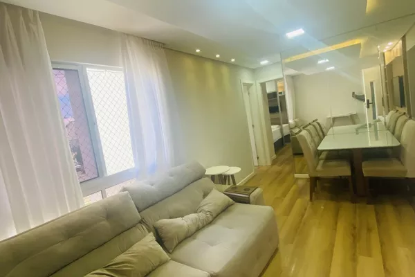 Vendo de porteira fechada, lindo apartamento mobiliado no bairro Boa Vista. - Foto 5