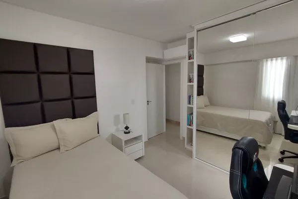 Apartamento à venda 3 suítes, porteira fechada, 2 vagas soltas de garagem , condomínio com lazer - Foto 5