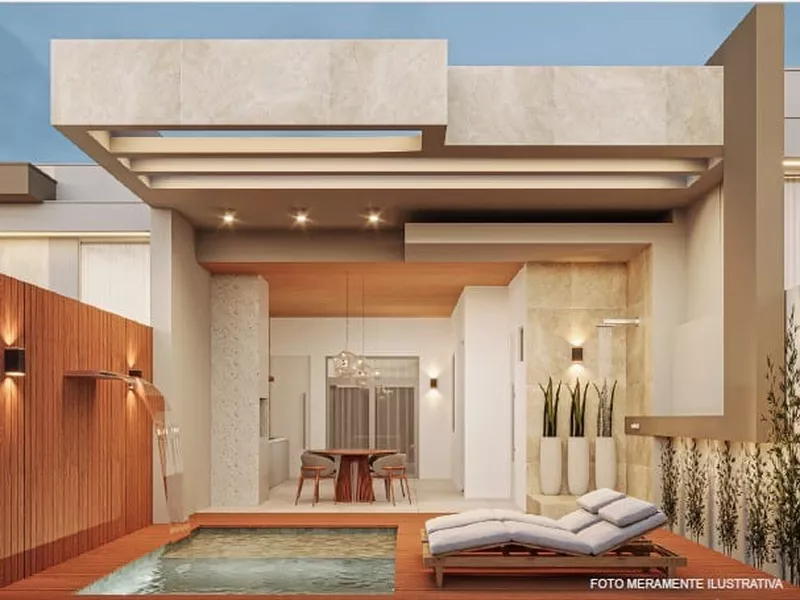 Casa térrea de 3 suítes, sala ampla com pé direito alto, corredores laterais à venda, Boa Vista, - Foto Principal