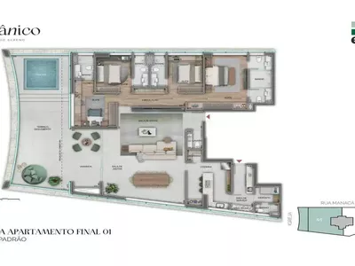 Apartamento à venda, 4 quartos, 2 suítes, 3 vagas, Vale do Sereno - Nova Lima/MG - Foto 26