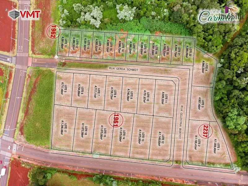 Terreno 17 Quadra 1961 Loteamento Jardim Carmela para venda,  Bortot, Pato Branco - Foto Principal