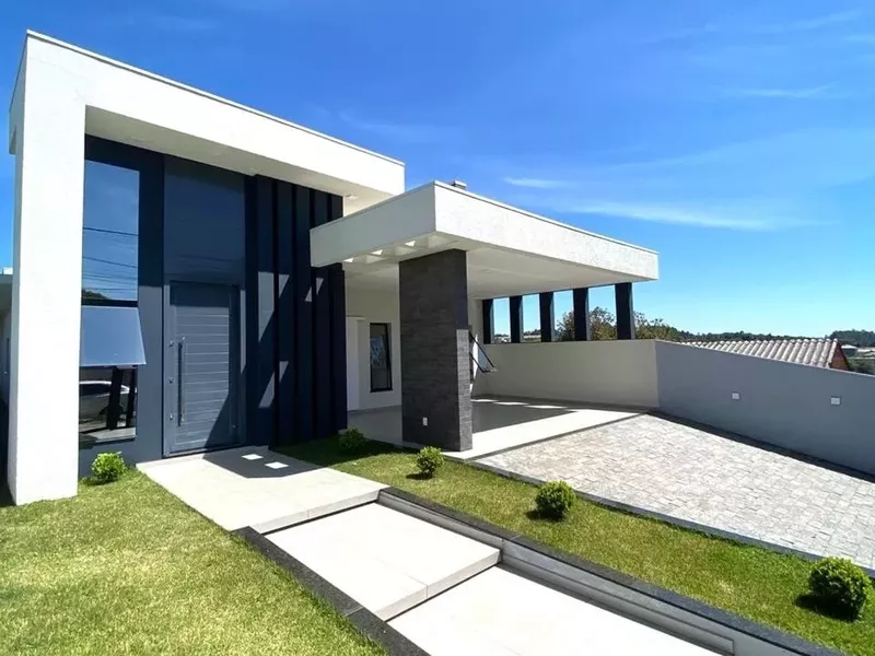 Casa para venda, com 01 suíte + 02 demi-suítes, localizada no Bairro Fraron de Pato Branco-PR - Foto Principal
