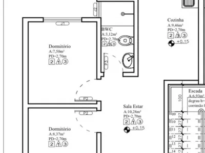 Apartamento Ed. Particular 01 próximo  da UTFPR - Foto 10