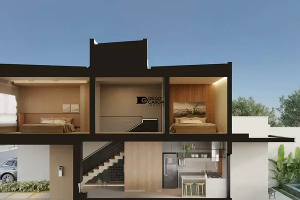 Casa à venda, 3 quartos, 1 suíte, 2 vagas, Shopping Park - Uberlândia/MG - Foto 2