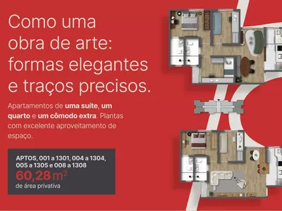 Apartamento na planta de 2 quartos reversível para 3 quartos em condomínio fechado com lazer compl - Foto 13