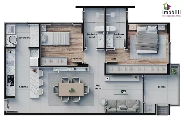 Apartamento 202 Ed. Residencial Tivoli - Foto 6