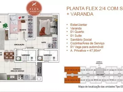 Apartamento Residencial Flex Candeias Premium imovel na planta , pagamento facilitada e escritura gr - Foto 21