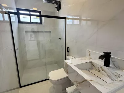 Excentente casa moderna nova podendo financiar, 3 quartos sendo 2 suítes, área gourmet, garagem pa - Foto 9