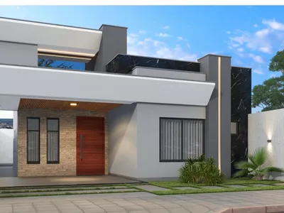 Excelente casa moderna nova podendo financiar, 3 quartos sendo 2 suítes, área gourmet, garagem par - Foto 32