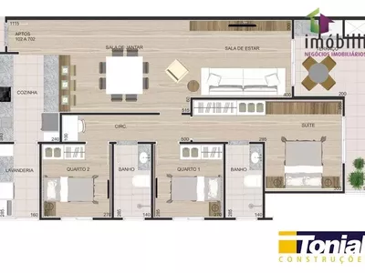 Apartamento com móveis planejados para venda,  no  Centro, Pato Branco - Foto 31