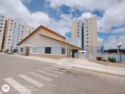 Apartamento completo, porteira fechada com móveis e Eletros andar alto de 2/4 em condomínio fechad - Foto 44