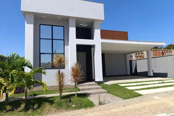 Casa nova com 3 suites+ área gourmet + terraço+dependência completa em condomínio fechado no Rec - Foto 4