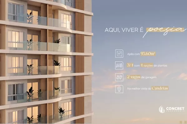 Apartamento na planta, entrega em 2030 em excelente localização, várias plantas no Candeias com a - Foto 3