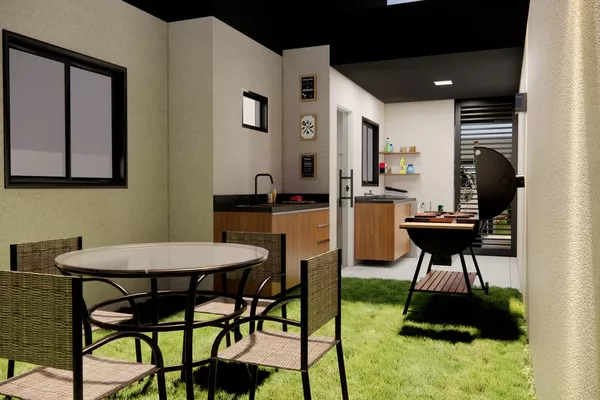 Casa nova, moderna no Bairro Boa Vista, com 3 quartos 1 suite, sala com pé direito duplo, banheira - Foto 1