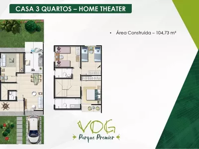 Casas Duplex (soltas) de 3 suítes em Condomínio fechado com toda infraestrutura de lazer complet - Foto 15