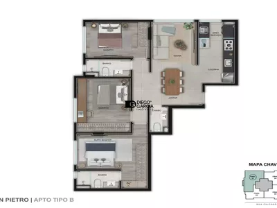 Apartamento à venda, 1 quarto, 1 suíte, 1 vaga, Sion - Belo Horizonte/MG - Foto 28