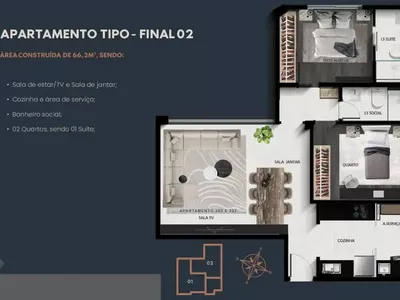Cobertura à venda, 2 quartos, 1 suíte, 2 vagas, Grajaú - Belo Horizonte/MG - Foto 23
