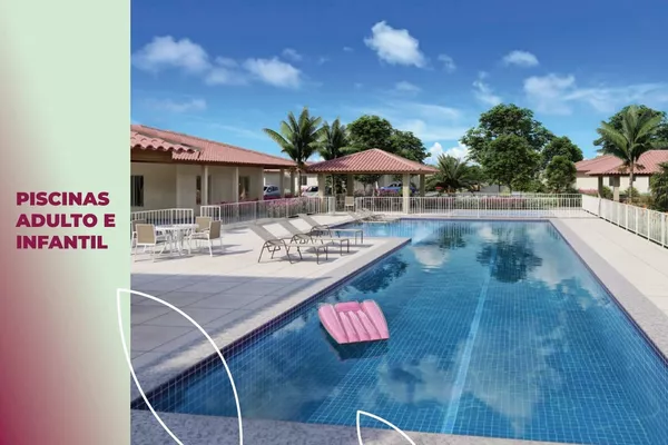 Casa de 2 quartos com possibilidade de ampliação em condomínio fechado com infraestrutura de laz - Foto 6