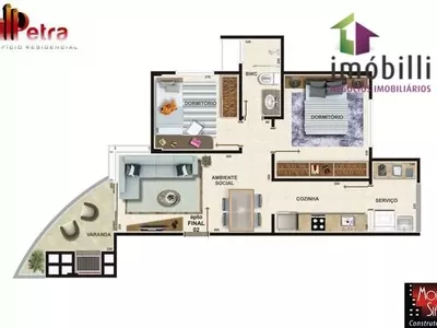 Apartamento 302 Ed. Petra para venda,  Próx. Teatro Municipal, Centro, Pato Branco - Foto 25