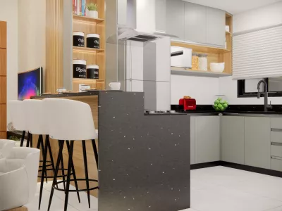 Casa nova, moderna no Bairro Boa Vista, com 3 quartos 1 suite, sala com pé direito duplo, banheira - Foto 18
