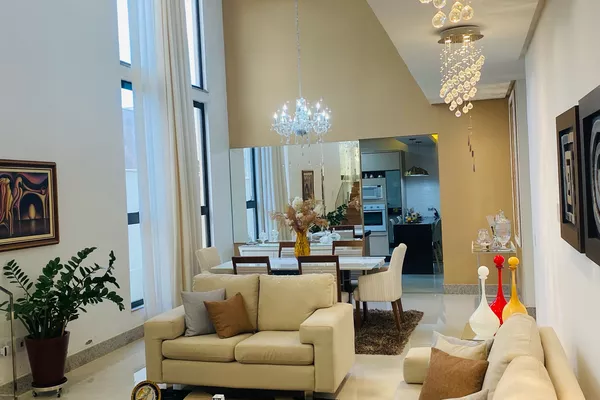 Linda Casa de 4 quartos sendo 3 suítes mais dependência completa e 4 vagas de garagem no Alphavill - Foto 4