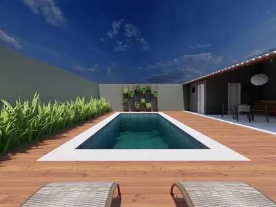 Casa duplex solta de 3 quartos sendo 2 suítes + piscina + espaço gourmet com churrasqueira à ven - Foto 48