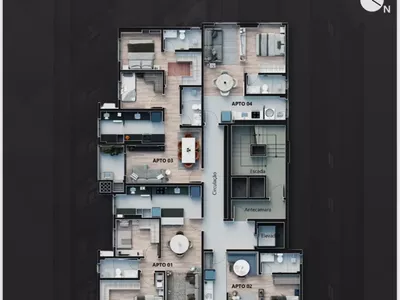 Apartamento Semi Mobiliado 803 Edifício Opala - Foto 13