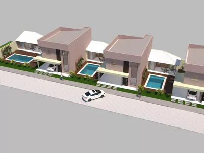Casa duplex de 3 quartos sendo 2 suítes, piscina, espaço gourmet com churrasqueira depósito e ban - Foto 9