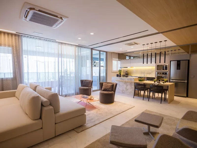 Apartamento alto padrão 170 m², com 4 quartos sendo 2 suítes, 3 vagas de garagem - Foto Principal