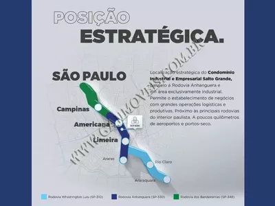 Salão Industrial em Condomínio Fechado com 3400m² - Americana/SP. - Foto 16