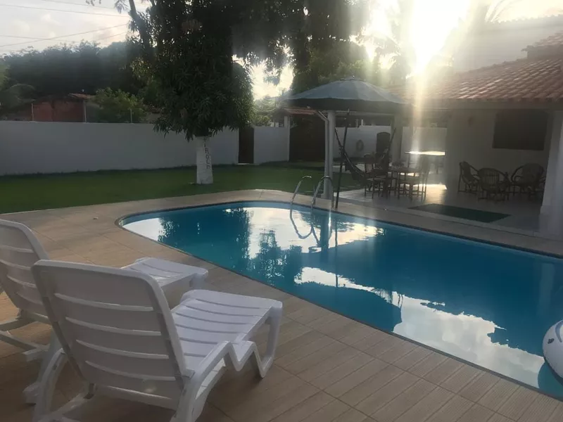 Excelente casa na Ilha de Itaparica, com 4 quartos sendo 2 suítes, na praia de Berlinque, Vera Cruz - Foto Principal