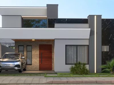 Excelente casa moderna nova podendo financiar, 3 quartos sendo 2 suítes, área gourmet, garagem par - Foto 31