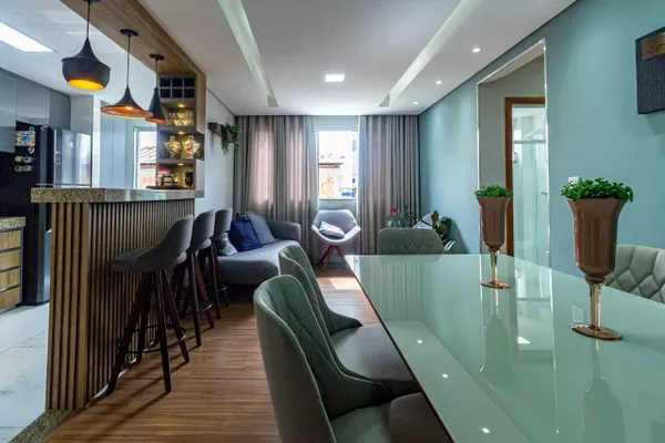 Apartamento 2 Quartos com Suíte de 67 m² — Arvoredo, Contagem - Foto 2