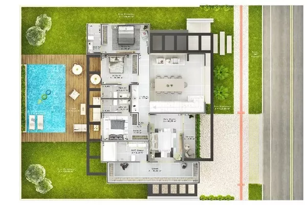 Domus Residencial com 5 suítes + dependência completa - Foto 6