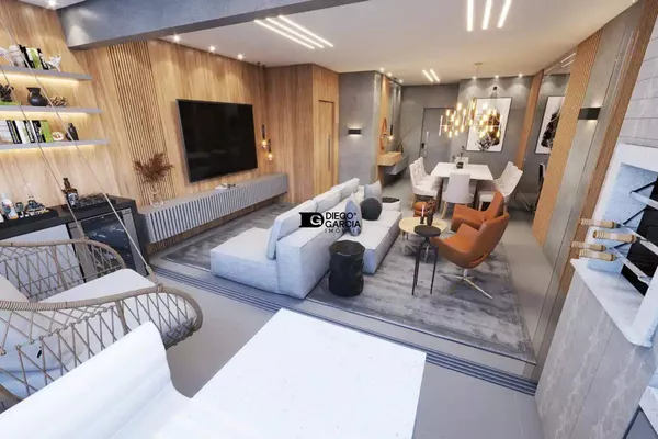Apartamento à venda, 3 quartos, 2 suítes, 2 vagas, Taiaman - Uberlândia/MG - Foto 4