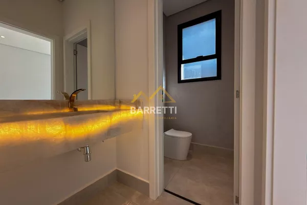Sobrado à venda, com 305m², 3 suítes, 5 banheiros, piscina e 4 vagas de garagem no condomínio Villa D'Aquila - Foto 5