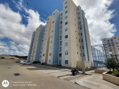Apartamento completo, porteira fechada com móveis e Eletros andar alto de 2/4 em condomínio fechad - Foto 48
