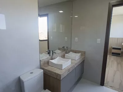 Casa de 2 pavimentos com 4 quartos sendo 3 suítes + dependência + espaço gourmet em condomínio f - Foto 30