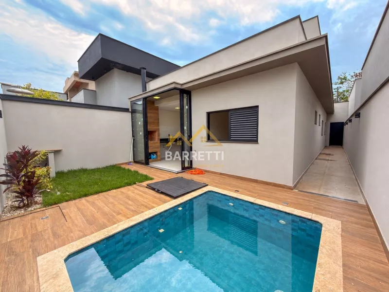Casa à venda no Residencial Ágape, com 131 m², 3 quartos (sendo 1 suíte), 3 banheiros, piscina e 2 vagas de garagem - Foto Principal