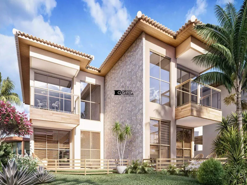 Casa à venda, 4 quartos, 4 suítes, 2 vagas, Guarajuba - Camaçari/BA - Foto Principal