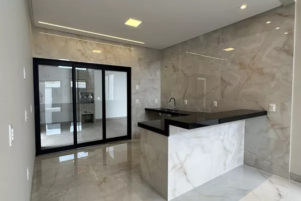 Excentente casa moderna nova podendo financiar, 3 quartos sendo 2 suítes, área gourmet, garagem pa - Foto 4
