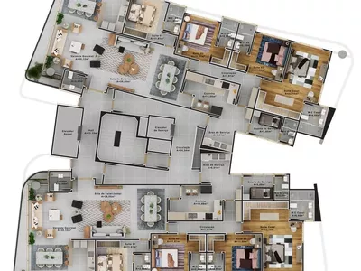 APARTAMENTO DE ALTO PADRÃO, COM 217,52m² e 4 SUÍTES, EM FRENTE AO SHOPPING BOULEVARD, NA MARAVILH - Foto 21